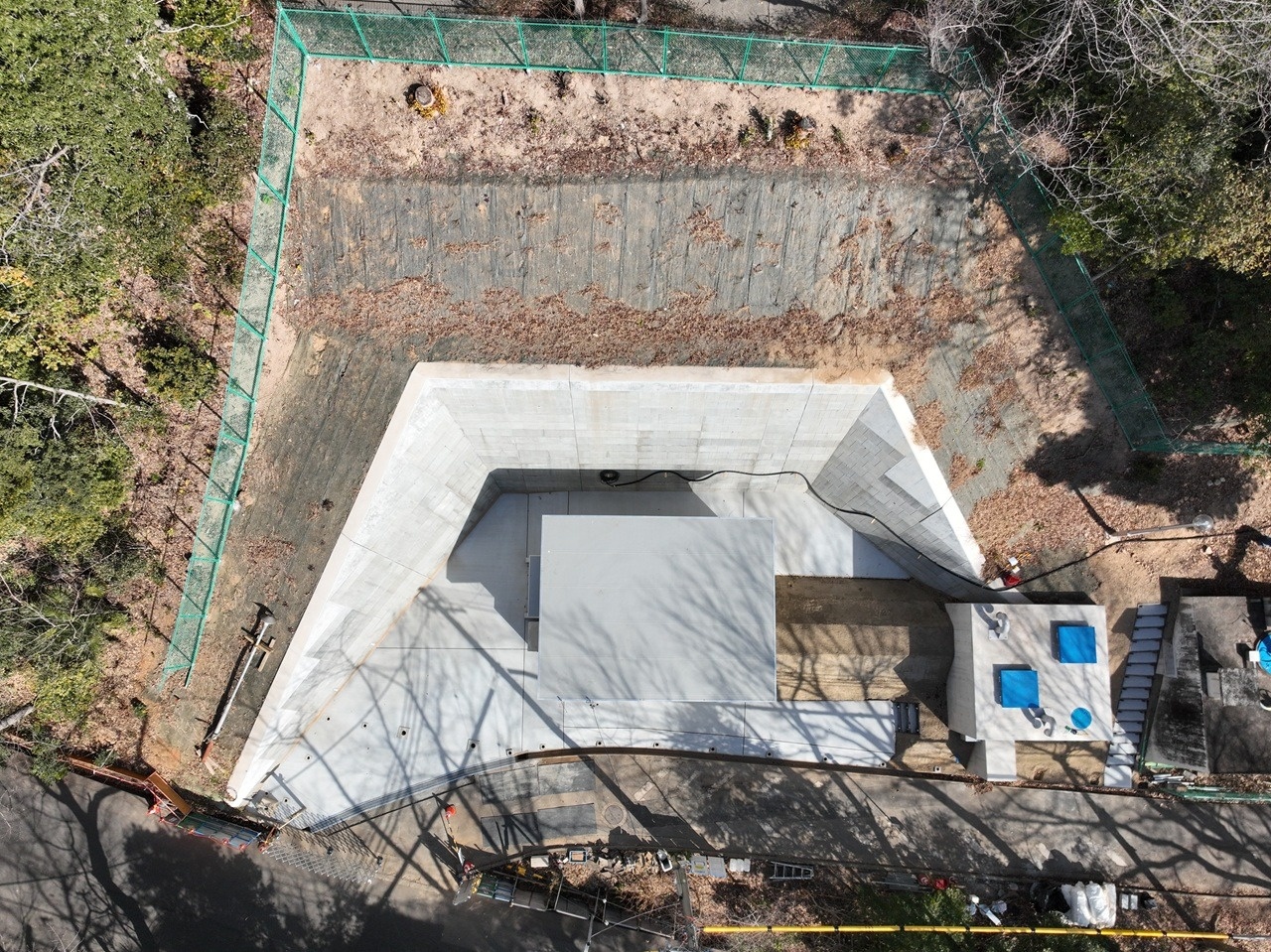 進捗写真②（2026年1月末）上空より